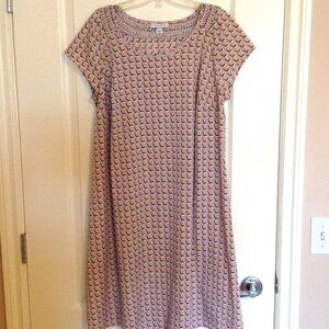 Liz Lange Women's Maternity Shift Pull-on Dress Short Sleeves Size M